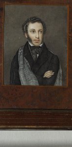 Portrait of the poet Alexander Sergeyevich Pushkin, First quarter of 19th century by Unbekannt