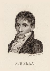 Portrait of the violinist and composer Alessandro Rolla, 1757-1841, 1790