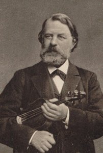 Portrait of the violinist and composer Joseph Joachim 1831-1907 by Unbekannt
