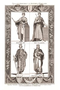 Portraits and Dresses of The Kings of England with coats of Arms, 1784 by Unbekannt