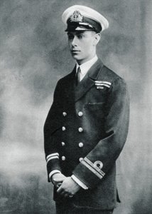 Prince Albert in the uniform of a lieutenant in the Royal Navy, 1918 by Unbekannt