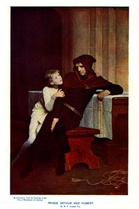 Prince Arthur and Hubert by Unbekannt