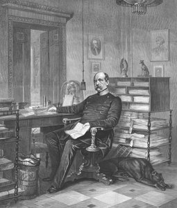 Prince Bismarck in his study, 1875