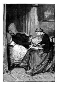Princess Alice Reading to Her Father, Prince Albert, c. 1850s