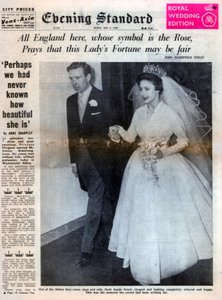 Princess Margaret marries Antony Armstrong-Jones, 6 May 1960 by Unbekannt