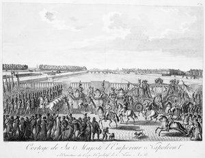 Procession of the Majesty the Emperor Napoleon 1st