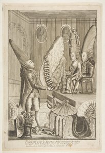 Preparations for the Departure of the Prince and Princess of the Dwarfs. The Incomparable Baron by Unbekannt