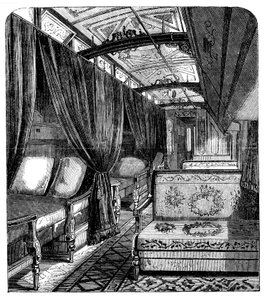 Pullman Sleeping Car on the Union Pacific Railroad