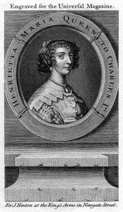 Queen Henrietta Maria, Queen Consort of Charles I by Unbekannt