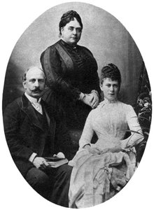 Queen Mary and her Parents, the Duke and Duchess of Teck