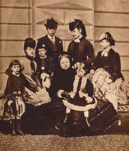 Queen Victoria with Her Daughter-in-Law and Grandchildren, c1880 1935