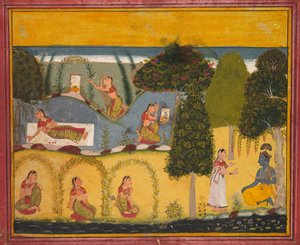 Radha Awaiting Reconciliation with Krishna