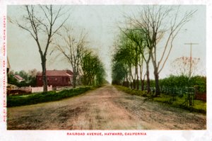 Railroad Avenue, Hayward, California by Unbekannt