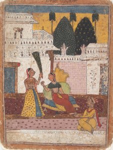 Ramkali Ragini: Page from a Dispersed Ragamala Series Garland of Musical Modes