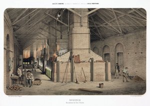 Raw Materials Processing, Metallurgy Silesian Furnaces at Borbeck, Germany by Unbekannt