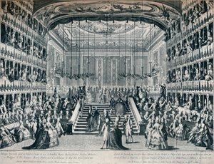 Reception of the Grand Duke and Duchess of Russia at the Theatre of San Bendetto