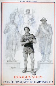 Recruitment Poster for the French Army of the Armistice, 1940-1942 by Unbekannt