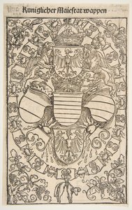 Coat of Arms of Maximilian I as King of the Romans (Recto) / Coat of Arms of Florian (Verso)