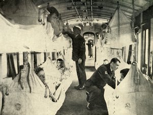 Red Cross Train by Unbekannt