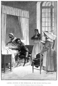 Rene Theophile Hyacinthe Laennec, French Physician Who Invented the Stethoscope, 1889