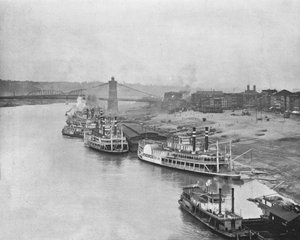 River Front, Cincinnati, Ohio, USA, c1900 by Unbekannt