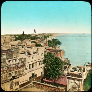 River Ganges from the Aurangzeb Mosque, Benares, India, Late 19th or Early 20th Century