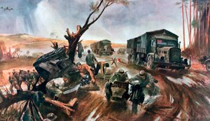 Road to the Front, superior German organization by Unbekannt