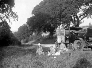 Roadside Picnic, c1920s-c1930s by Unbekannt