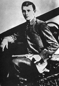 Robert Ford, the killer of the outlaw Jesse James, c1880s