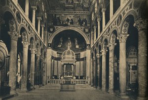 Basilica of St. Agnes outside the walls on the Street Nomentana, Rome, 1910