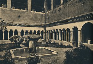 Roma - Cloisters of SS. Quattro Coronati on the Caelian Hill. Built in 1113, 1910 by Unbekannt