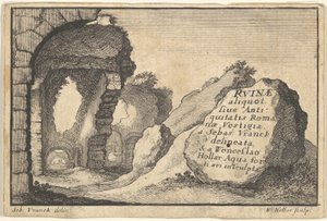 Roman Ruins (second version of title-page) by Unbekannt