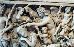 Roman Sarcophagus with the Legend of Selene and Endymion