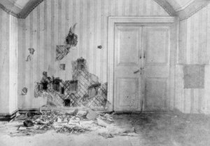 Room where Tsar Nicholas II and His Family Were Executed, Yekaterinburg, Russia, July 17 1918 by Unbekannt