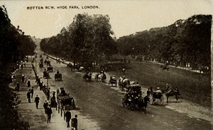 Rotten Row, Hyde Park, London, late 19th-early 20th century