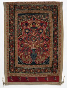 Royal Round Tent Made for Muhammad Shah Wall Panel with One Panel B