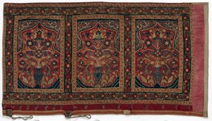 Royal Round Tent Made for Muhammad Shah, Wall Panel with Three Panels, 1834-1848