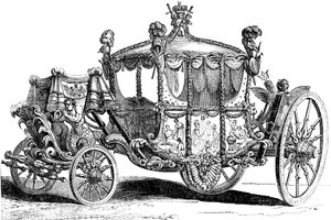 Royal gold state coach