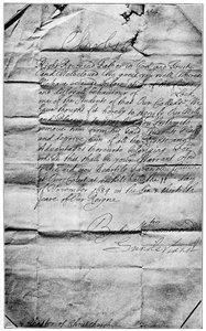 Royal mandate to erase the name of Locke from the students of Christ Church, Oxford