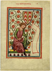 Rudolf II of Fenis from the Codex Manesse by Unbekannt