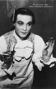 Rudolph Valentino, Italian actor