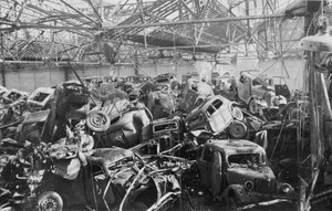 Ruins of the Renault Factory, Boulogne-Billancourt, Paris by Unbekannt