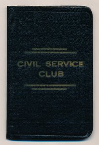 Rules of the Civil Service Club, c1953 by Unbekannt