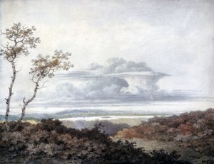 Rural Landscape and Cloud Study by Luke Howard, March 1849 by Unbekannt