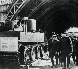 Russian Generals Inspecting an Exposition of Captured German Armaments, Russia, 1943