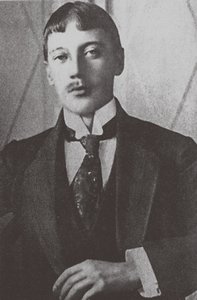 Russian Poet Nikolay Gumilyov by Unbekannt