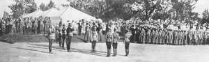 Russian Troops Saluting Tsar Nicholas II, Krasnoye Selo