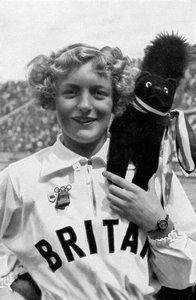 Ruthley Moris-Hancock, British Swimmer, Berlin Olympics by Unbekannt