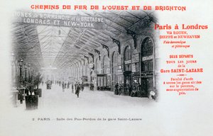 Saint-Lazare Station, Paris, c1900