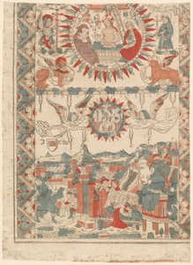 Saint Bonaventure Arriving and Preaching in Lyon by Unbekannt